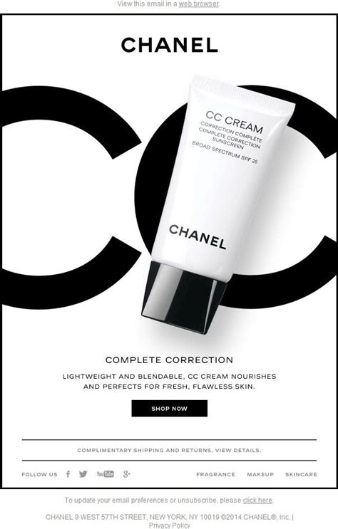 chanel newsletter sign up|chanel events.